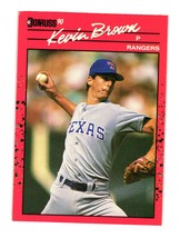 1990 Donruss #343 Kevin Brown Texas Rangers - £1.54 GBP