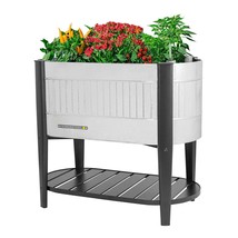 Planter Outdoor Planters Metal Raised Garden Beds Flower Large Tall Pots Boxes ~ - £194.34 GBP