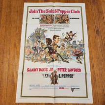 Salt and Pepper 1968 Original Vintage Movie Poster One Sheet NSS 68/212 - $49.49