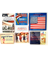6 Small Patriotic Books About Patriotism Salutes to America Flags Pledge... - £26.47 GBP