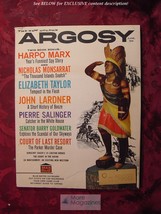 Argosy June 1961 Jun 61 Harpo Marx Elizabeth Taylor Nicholas Monsarrat Poodl Es - £12.76 GBP