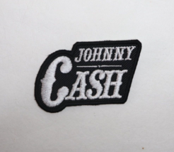 Johnny Cash Patch Iron/sew on Embroidered Old School Country Outlaw Country - £4.64 GBP
