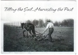 Art Postcard Reuben Sallows Gallery Tilling The Soil Harvesting The Past - $2.96