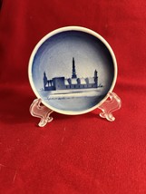 Kronborg Slot Castle Aluminia Plant Royal Copenhagen Mini Plate Pre 1969 - $3.95