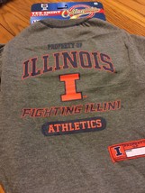 Pet Wear Tee-Shirt Property Of Illinois Athletics. - $58.29