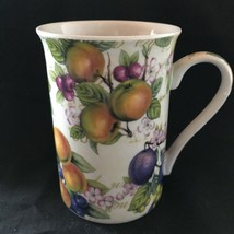 Kent Pottery Cup Mug fruit design (words printed upside down)  4.25&quot; PET RESCUE - £7.37 GBP