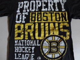 Black Boston Bruins Majestic Ring Spun NHL Hockey t shirt Adult S Free US SHIP - £12.98 GBP