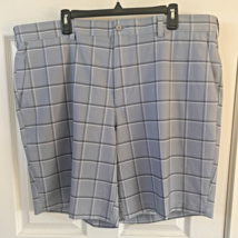 Golf Shorts PGA Tour Men's Size 42 Golf Shorts Gray Plaid Exc Cond BxOO - $14.29