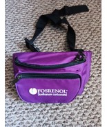 FOSRENOL Pharmaceutical Drug Rep. Advertising Purple Fanny pack 3 zip po... - $16.24 CAD