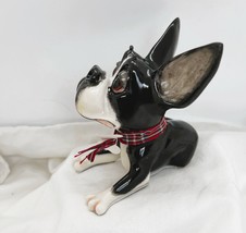 Little Paws Boston Terrier Tarquin Dog Figurine Sculpted Pet 350-LP-TAR Adorable image 3