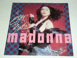 Madonna Express Yourself 45 Rpm Record UK Import Pic Sleeve Sire Label - £39.95 GBP