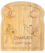 Personalised Breakfast Egg Board with Superhero Characters. Add Name - £16.63 GBP