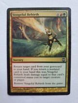 MTG Magic The Gathering Card Vengeful Rebirth Sorcery Green Red Alara Reborn - £5.93 GBP