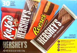 Hershey&#39;s Chocolate Variety Pack Assortment 4 Kinds 30 Bars EXP 06/2026 - $41.17