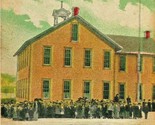 Publici Scuola Costruzione Summerville Pennsylvania Pa 1911 DB Cartolina - $14.49