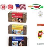 Natural High Fiber Bread Variety Bundle - Rye, Pumpernickel &amp; Sunflower ... - $701.41 MXN