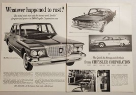 1960 Print Ad Chrysler Cars Valiant, Plymouth, Dodge Dart Station Wagon - £11.99 GBP