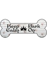 Keep Calm Bark On Novelty Bone Magnet B-039 - £11.15 GBP