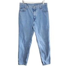 90s Vintage Levi&#39;s | 550 Relaxed Fit Tapered Leg Long Length Mom Jeans, ... - £38.66 GBP
