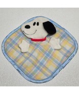 Vintage 1958 Knickerbocker Snoopy Plaid Satin Baby Security Blanket Love... - €63,80 EUR