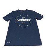 Property Of Dallas Cowboys NFL Nike DRI Fit Tshirt Size Small Navy Blue ... - £22.05 GBP