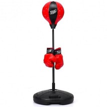 Kids Adjustable Stand Punching Bag Toy Set with Boxing Glove - £69.17 GBP