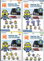 Despicable Me Minion Peel Off Car Stickers Collections 1-4 SEALED Box of 20 Sets - £85.33 GBP