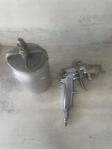 Vintage Binks Model 19 Spray Gun w/ Canister &amp; 66SD Nozzle USA - $2,677.66 MXN