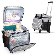 Rolling Scrapbook Tote, Scrapbook Bag With Detachable Dolly (Patented De... - $118.99
