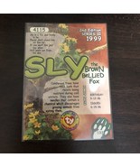 TY Beanie Babies BBOC Card Series 3 Common Sly the brown bellied Fox # 4115 - $37.38 MXN
