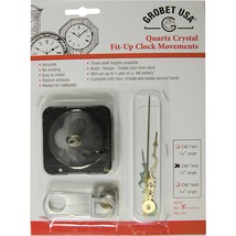 3/4&quot; Mini Quartz Clock Movements, Box of 6, Item No. CM 7443 - £38.31 GBP