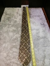 Vintage new old stock Men&#39;s Tie Olive and Plum color - $188.64 MXN