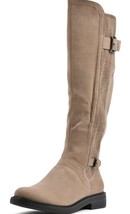 WHITE MOUNTAIN Shoes Meditate Women&#39;s Tall Riding Boot, Chestnut/Fabric,... - $42.08