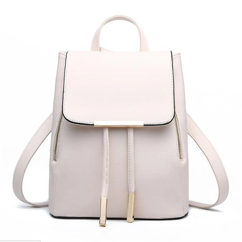 Women PU Leather Backpacks Rucksack Schoolbags For Girls Teenagers Bagpa... - $47.74