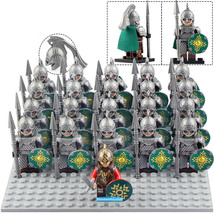 Lord of the Rings The Riders of Rohan Lego Compatible Minifigure Brick Set 21Pcs - £26.37 GBP
