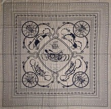 Hermes Shawl Springs Bandana 140 cm Cashmere silk scarf Etoupe horse stole - $2,384.53