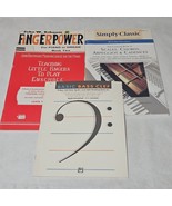 Piano Instruction  Songbooks Lot of 5 Basic Base Clef Simply Classic Fin... - $11.98