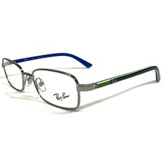 Ray-Ban RB1037 4023 Kids Eyeglasses Frames Blue Green Silver Rectangle 45-16-125 - £29.82 GBP
