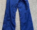 Vintage Adidas Track Pants Mens XL Blue White 3 Stripe Lined Baggy Ankle... - $28.04