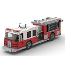 Compatible With Lego Small Particle Building Blocks MOC Suit City American Fire  - £34.43 GBP