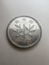Japan 1 Yen 1965 Yr 40 Showa Era World Coin - $3.00