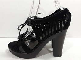 New Decree Shootie Sandals Womens 7 Black High Heel Bootie Shoes Alexandria Nwot - £22.94 GBP