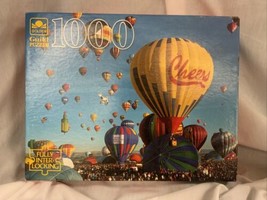 Golden Guild 1000 Piece Jigsaw Puzzle. Hot Air Balloon. TESTED - $6.96