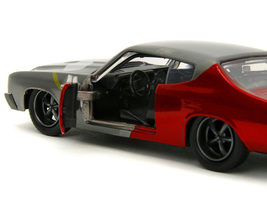 1970 Chevrolet Chevelle SS Gray Metallic and Red Metallic with Black Hood and Th - £19.41 GBP