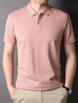 Men&#39;s Plus Size Slim Fit Short Sleeve Polo Shirt - $30.49