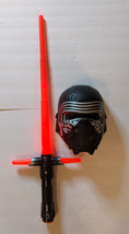 Star Wars Kylo Ren Voice Changing Mask &amp; Blade Builders Lightsaber - £27.39 GBP