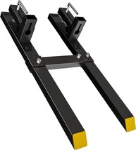 YITAMOTOR 43&quot; Clamp on Pallet Forks, 2000lbs Heavy Duty Quick Attach Buc... - £102.45 GBP