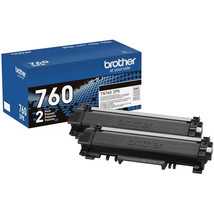 Brother GENUINE TN760 2PK HIGH-YIELD BLACK TONER CARTRIDGE MULTIPACK - 2... - €214,42 EUR