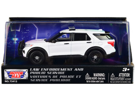 2022 Ford Police Interceptor Utility Plain White &quot;Law Enforcement and Public Ser - $29.62