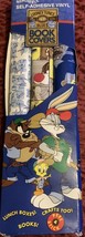 Looney Tunes Blues Book CoversxVintage 1997 Removable Self Adhesive Vinyl - $15.72